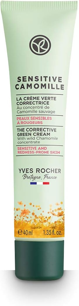 sensitive camomille yves rocher corrective green cream