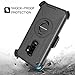 Galaxy S9 Plus Case, BENTOBEN Shockproof Heavy Duty Hybrid PC Silicone Full Body Rugged Kickstand Belt Clip Holster Protective Phone Case for Samsung Galaxy S9 Plus Black