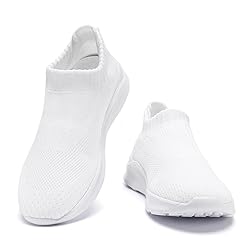 WOHHHW Women Walking Shoes Slip on Running Sports