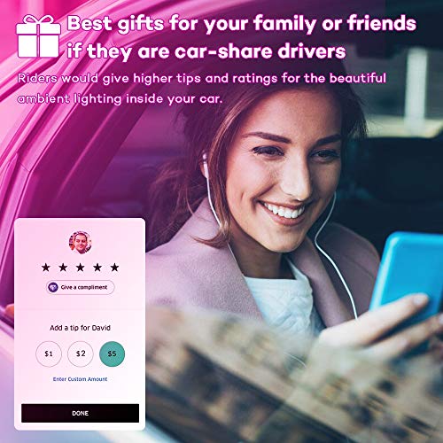 Car Interior Lights with Bluetooth App, Megulla Underdash Lighting Kits