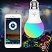 MagicConnect Smart Light Bulb, White and Color Ambiance 110-220v A19 E26 40w Equivalent App Control Bluetooth Light Bulb