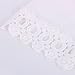 Chalier Womens Floral Lace Swim Cover up Swimwear Bikini Cover-up Beach Dress,White,Medium