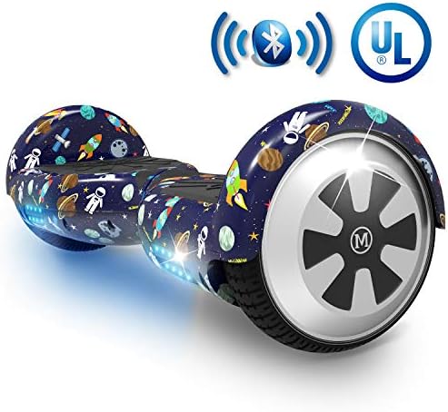 MEGAWHEELS Hoverboard - UL Certified Self Balancing Hover Board with Bluetooth Speaker & LED Light