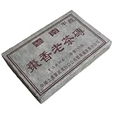 1990 Yunnan Pu'er Ripe Tea Pu-erh Tea Old Tree Brick Tea Jujube Fragrance Aged 250g