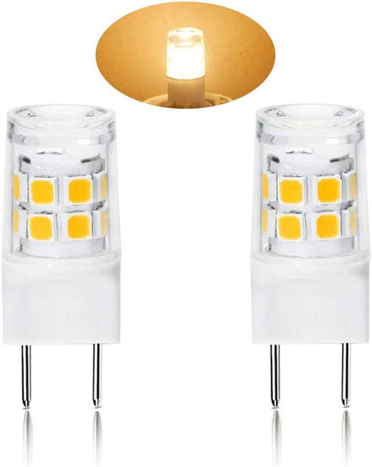 All New LED G8 Light Bulb, G8 GY8.6 Bipin Base LED, Dimmable 120V 35W