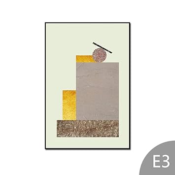 Kfdq Sala De Estar Geometrica Abstracta Pintura Colgante Triple