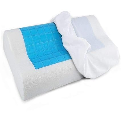Contour Cooling Gel Pillow Orthopedic Memory Foam Pillows For