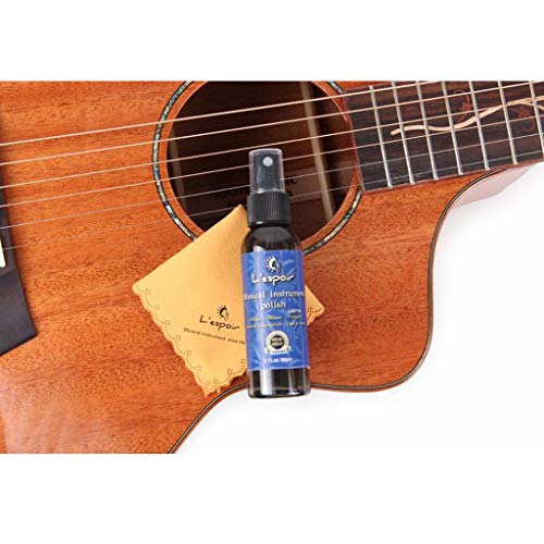 Pstars 60 ML Premium Guitar String Oil Cleaner Guitar Fingerboard Cleaner Tool Guitar Cleaner for Musical Instrument Surface Cleaning and Maintenance, brightening