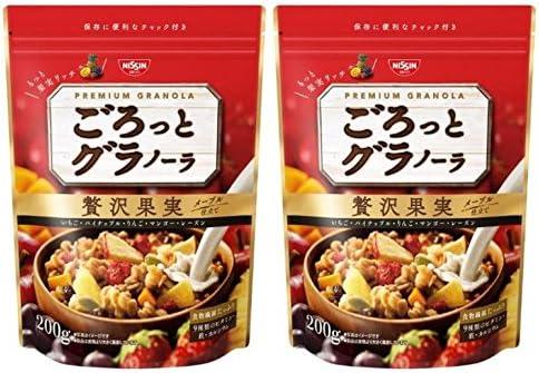Amazon 日清シスコ ごろっとグラノーラ 贅沢果実 メープル仕立て 0g 2袋 日清シスコ シリアル 通販