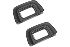 DK-20 Eyecup Eyepiece Viewfinder Compatible for Nikon D5200 D5100 D3200 D3100 D60 F80 Camera (2 Pack)