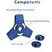 Fidget Spinner, Karei Aluminium Alloy Metal Hand Spinner Fidget Toys Stress Reducer for ADHD ADD Autism Anxiety, 2 - 5 Minutes Spinning