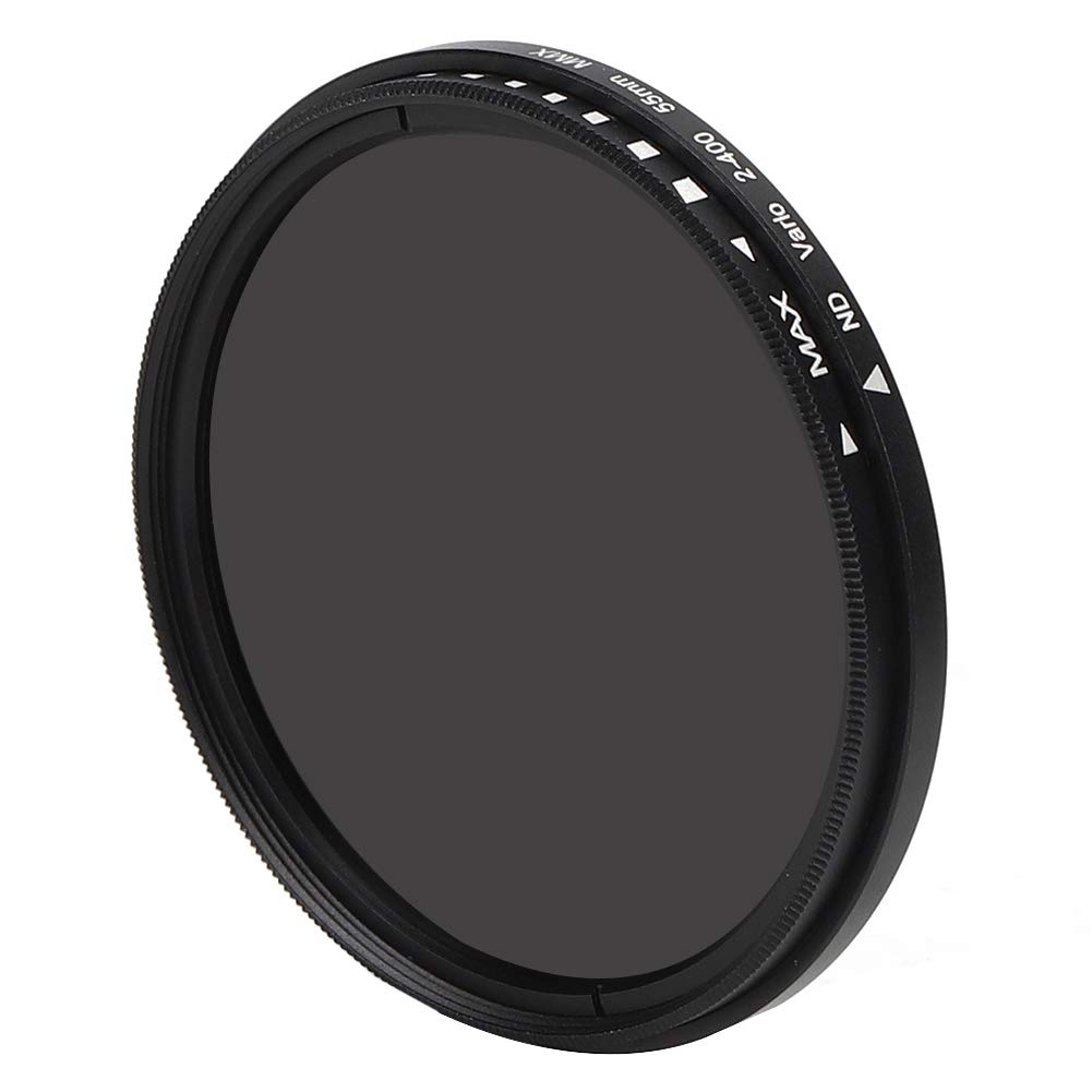 Sxhlseller 55mm ND Filter with Storage Box, 55mm Neutral Density Lens ND Filter for Canon/Nikon/Sony/Pentax/Olympus/Fuji Camera Lens, Photography Accessories