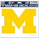 Wincraft NCAA University of Michigan 20234013 Multi-Use Colored Decal, 5" x 6"