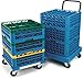 Carlisle C2236H03 Universal Warewashing Rack Dolly with Handle, 350 lb Capacity, Black