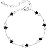 JSGEMSLEE Love Heart Star Butterfly Bracelet for Women Stackable Silver Chain Link Bracelets for Women Trendy Thanksgiving Christmas Gifts Jewelry