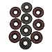 dophee 10 Pack 60 Grit Cutting Off Grinding Discs, Aluminum Oxide Abrasive Flap Sanding Disc Polishing Wheel Grinder Disc, 4
