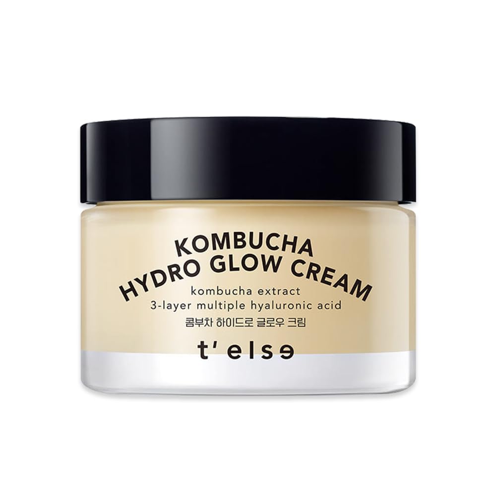 T'else Kombucha Teatox Cream, Tightening Deep Facial Moisturizing, Vegan, Hydrate and Soften the Skin, 50ml