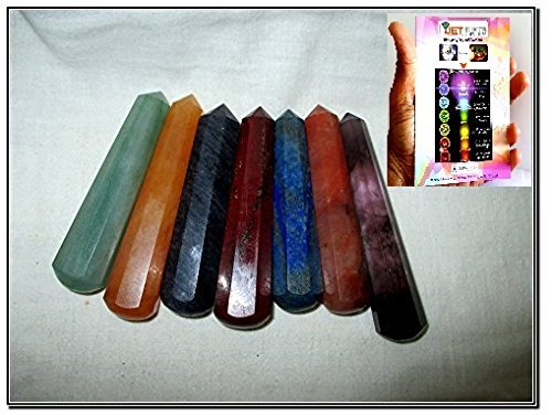 Fantastic chakra gemstone massage wand booklet jet inte…