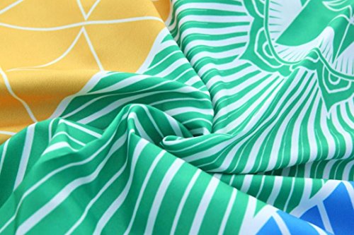 Tiean Hot Rainbow Beach Mat, Mandala Blanket Wall Hanging Tapestry Stripe Towel Yoga (Multicolor)