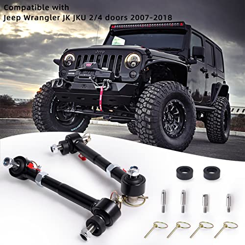 Variable Length Front Sway Bar End Links For Jeep® JK Wrangler With 2.5-6" Lift 10 thumbnail image