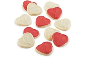 Cheryl's Cookies® Bow Gift Box w/ 12 Buttercream-Frosted Heart Shaped Sugar Cookies, Individually Wrapped, Gourmet, & Fresh Delivery - Birthday Gift, Gift for Friends, Family, & Loved Ones