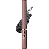 mude Inspire Skinny Curling & Multi-Fixer Volumizing Curling Mascara for Dramatic Lashes Smudge-Proof Water-Proof Stays on All Day (01 Black)