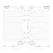 Filofax 2018 Personal/Compact Day per Page Refill, Jan 2018- Dec 2018, 6.75 x 3.75 inches (C68441-18)