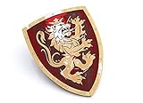 Liontouch Knight Shield, Medieval Fantasy for Kids, Noble Knight, Red, EVA Foam