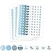 Blue Jungle Safari Boy Baby Shower Favors Stickers (Set of 324)