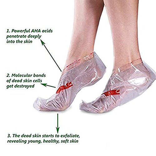 Foot Peel Mask, Exfoliating Renewal Mask Remove Hard Dead Skin Cuticles Heel Anti Aging