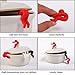 Spill-proof Lid Lifter for Soup Pot, Silicone Kitchen Tools Lid Stand Heat Resistant Holder Let Steam Release - Creative Cooking Helpers and Color Decoration (6 Pack）