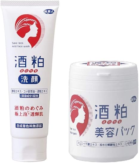 Amazon アズマ商事の 酒粕パック 酒粕洗顔フォーム セット ノーブランド品 洗顔フォーム 通販