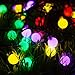 Dcoo Solar Globe String Lights for Outdoor Patio Lawn Landscape Garden Home Wedding Holiday and Christmas decorations[50LED-Multi Color]