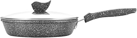 Amazon フライパンテフロン加工のフライパンオープンスキレット 簡単にきれいな 揚げ物 少ない油の煙に適用テフロン加工 のフライパンステーキパンパンケーキパン電磁調理器ガス テフロン加工の下 28c フライパン オンライン通販