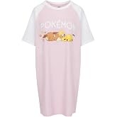 Mad Engine Pokemon Women's Sleep Shirt Nightshirt Pajamas with Pikachu
