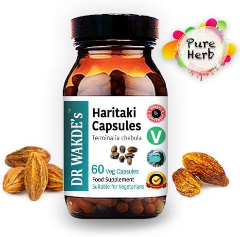 DR WAKDE’S Haritaki Capsules (Terminalia chebula/Hirda), 60 count (Pack of 1) - Image 3