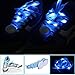 DAWAY Z02 LED Light Up Shoelaces - Nylon Glow Shoes Laces with 3 Flashing Modes Cool Safety Accessories for Party Dancing Hip-hop Cycling Running(Blue)