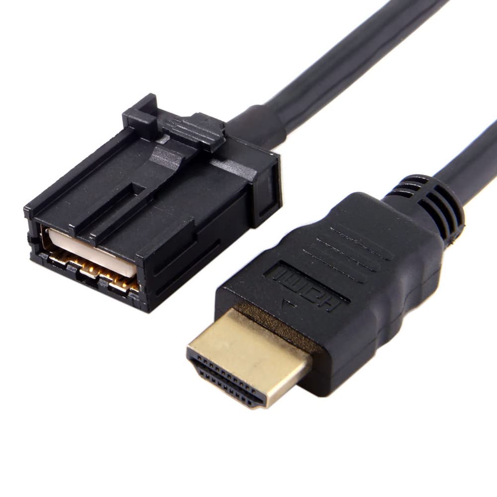 CY HDMI 1.4 Type E Male to Type A Male Video Audio Cable 1.5m 4K 60hz High Speed Automotive Grade for Auto HDTV H1 Car