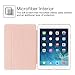 Fintie Case for iPad Air 2 - Lightweight Smart Slim Shell Standing Cover with Translucent Frosted Back Protector Supports Auto Wake/Sleep for iPad Air 2 2014 Model, Rose Gold