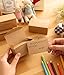 RELIFE Kraft Paper Message Card Word Card Business Card Paper 100pcs in One Box