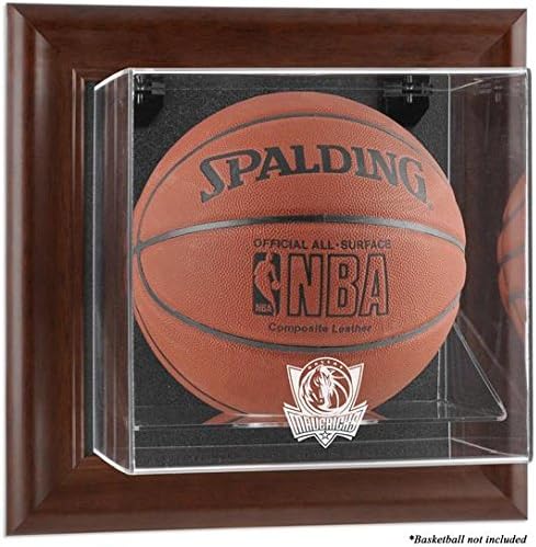 Dallas Mavericks Framed Wall Mounted Logo Basketball Display Case