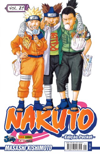 Livro Naruto Pocket Volume 21