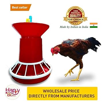 Semi Automatic Poultry Feeder 8 Kg Amazon In Garden Outdoors