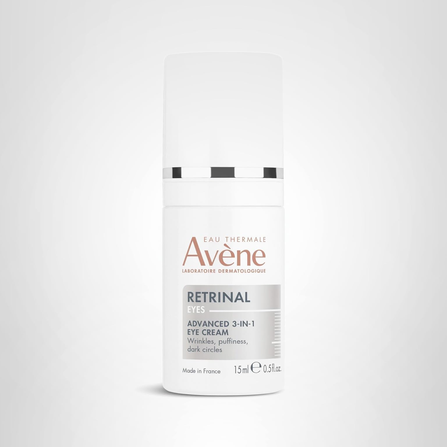 Avène Retrinal EYES Advanced 3-In-1 Eye Cream, Retinal eye cream, Powered by Retinaldehyde & Hyaluronic Acid, Helps smooth wrinkles, minimizes under-eye puffiness & dark circles, eye cream anti-aging