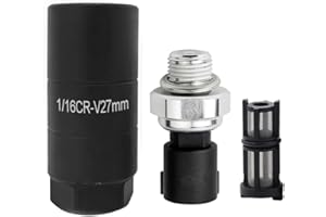 Oil Pressure Sensor & Socket for Chevy Silverado 1500 2500 3500,Express,Avalanche,Camaro,Tahoe,Colorado,Cruze,Equinox,Suburba