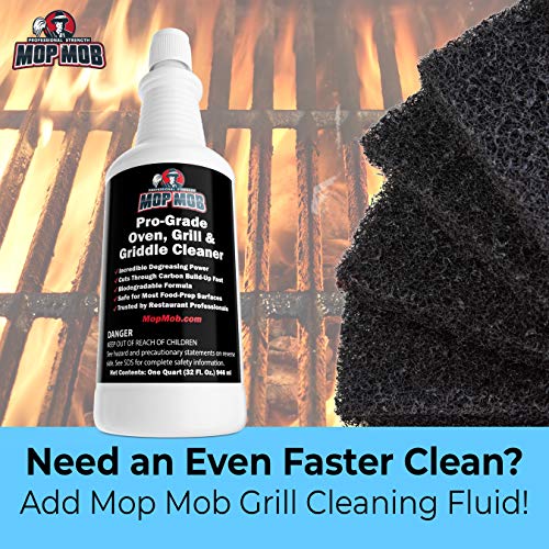 RestaurantGrade Griddle Cleaning Pads 5 Pack. Use on Metal Grills