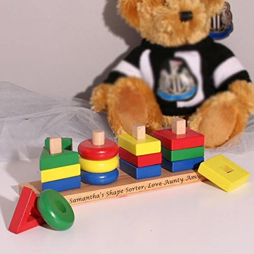 GiftsOnline4U Personalised Wooden Shape Sorter Toy For Kids