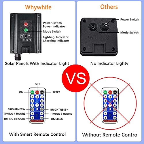 Solar Garden Lights Outdoor, 3 Pack 360 LED Solar Fireworks Lights Waterproof 8 Modes Starburst Lights with Remote, Solar Flower Light Garden for Pathway Patio Yard Lawn Parties Decorative(Multicolor)