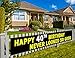 Colormoon Large 40th Birthday Banner, 40th Birthday Party Supplies Decorations, 40th Birthday Sign - Never Looked So Good (9.8 x 1.5 feet)