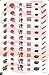 Florida Gators Nail Decals (Set of 74) (Clear Water-slide)